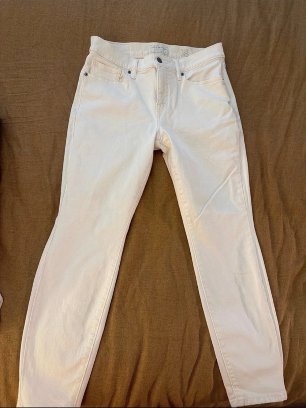 Lucky Brand White Skinny Jeans
